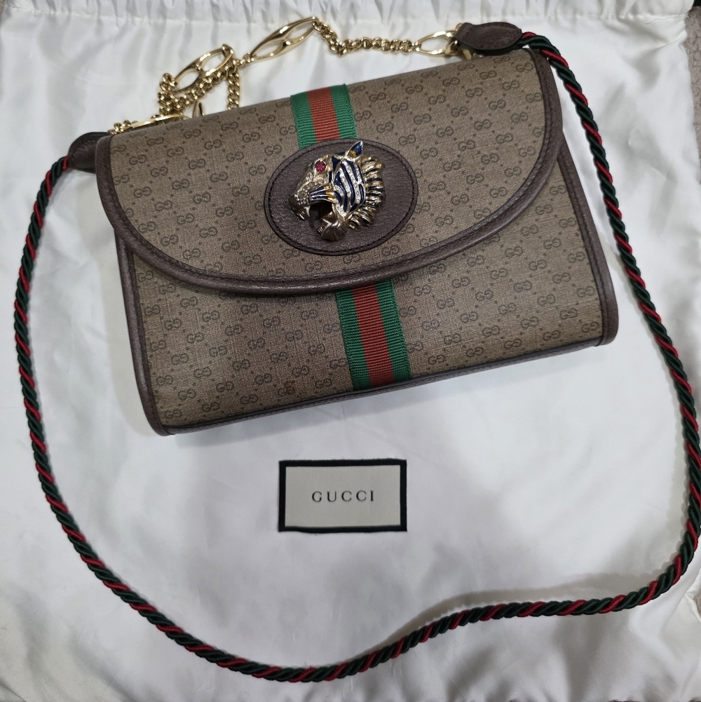 Gucci Rajah leather handbag - Picture 2 of 7